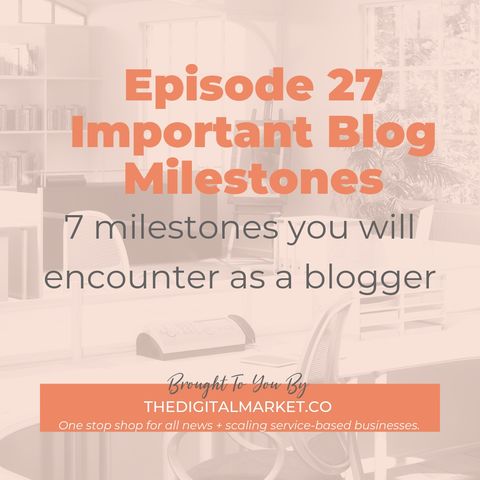 Important Blog Milestones