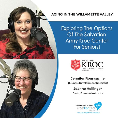 5/8/18: Jennifer Rounsaville and Joanne Heilinger with The Salvation Army Kroc Community Center