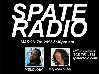 Spate Radio with special guest Melo Kan