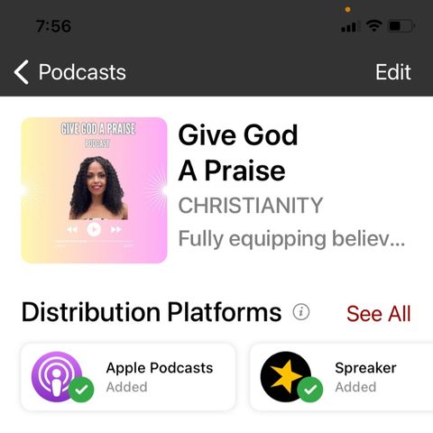 Episode 3- Give God A Praise