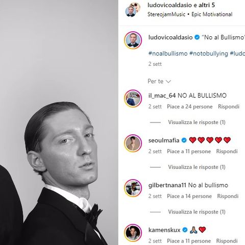 L'influencer Ludovico Aldasio e il suo video social "No al bullismo"