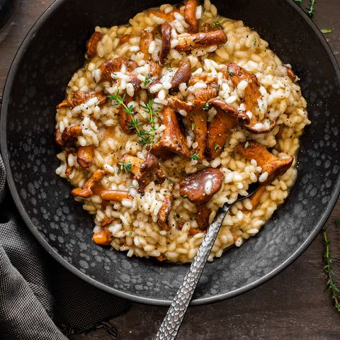 Risotto con funghi e miso