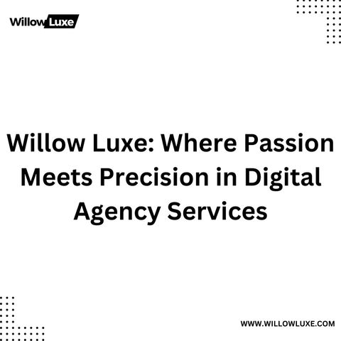 Willow Luxe - Where Passion Meets Precision in Digital Agency Services