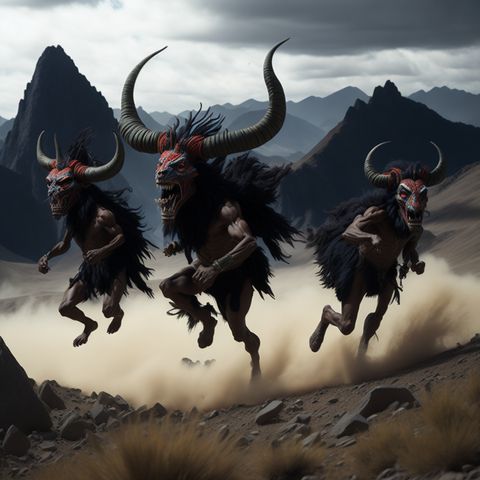 Willaykuna: Kimsa diablukunamanta _ Cuento: Los tres diablos _ Tale: The three devils