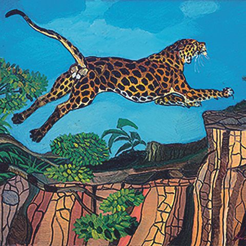 LEOPARDO SULLA ROCCIA (LEOPARD ON A ROCK) [1960]