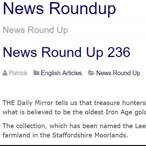 LEN - News Round Up 236