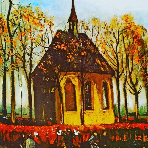 La Chiesa di Nuenen con i fedeli