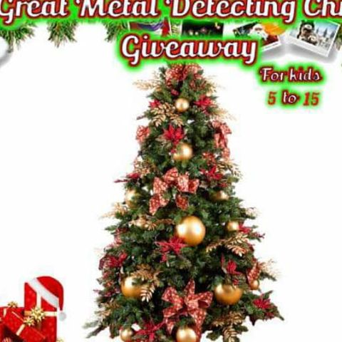 11/1/20 The Great Christmas Metal Detecting Giveaway for kids ages 5-15