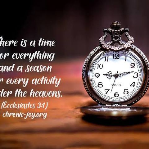 EVERYTHING HAS ITS TIME