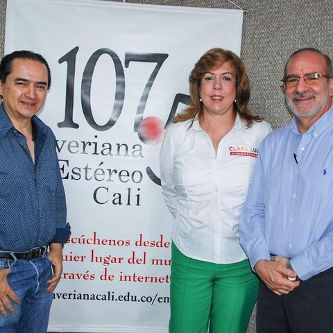 Clara Luz Roldán en Javeriana Estéreo Cali