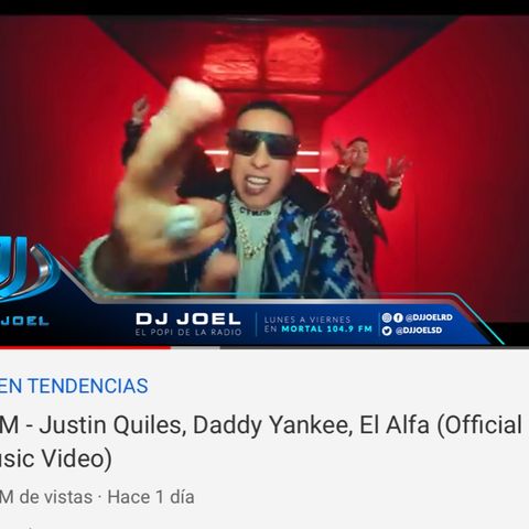 El Alfa Logra Record De Mas Visitas En Un Dia En YouTube Junto a Daddy Yankee y Justin Quiles