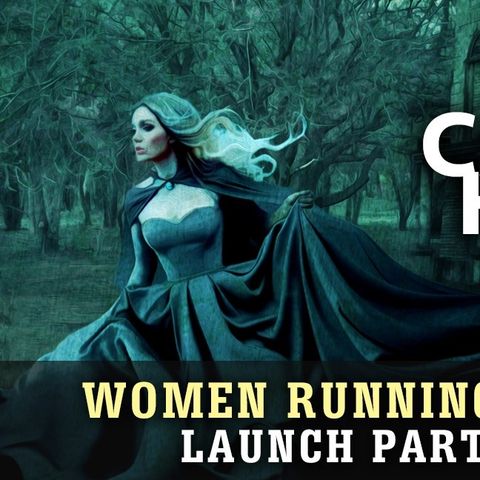 Women Running from Houses Launch Party