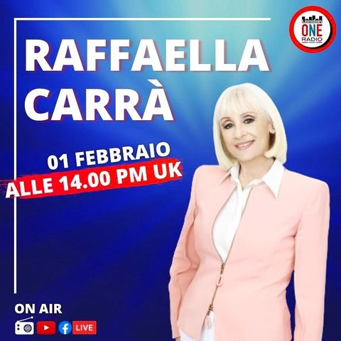 Raffaella Carrà in esclusiva su London ONE Radio