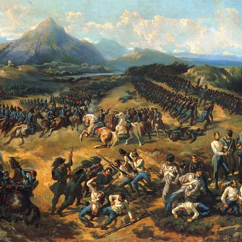 I moti del 1848  e la Prima Guerra d' Indipendenza in Italia