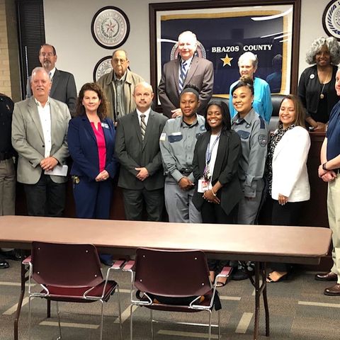 Brazos County commissioners and the sheriff recognize corrections officers