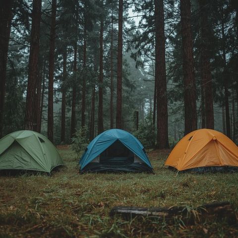 Campsite Tent Rain - 10 Hours Sleep Sound
