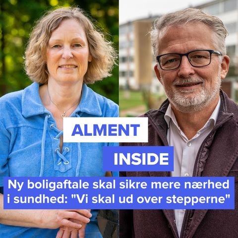 Ny boligaftale skal sikre mere nærhed i sundhed: "Vi skal ud over stepperne"