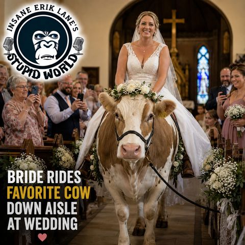 A "Mooo-ving" Wedding, A Plane Chase...In Stilettos, and A Cottonmouth "Plays" Football!