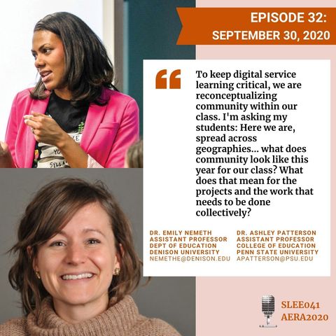 Keeping Digital Service-Learning Critical with Ashley Patterson and Emily Nemeth | Episode 32