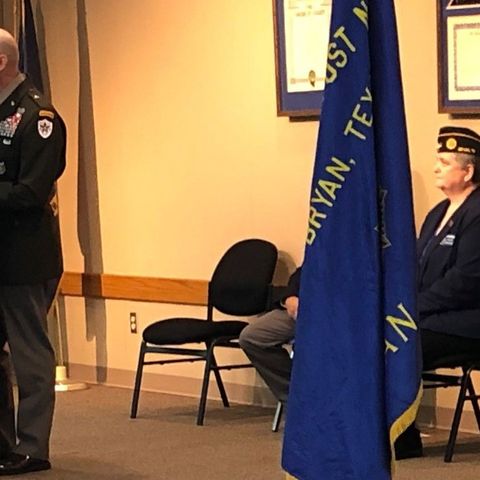 Veterans Day program at the Bryan American Legion features Texas A&M's new corps of cadets commandant