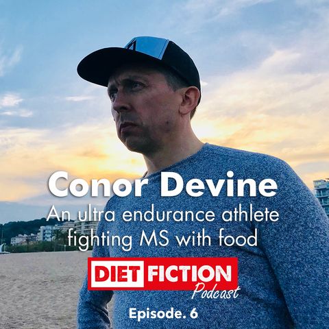 Conor Devine, an ironman ultra endurance athlete fighting MS with food