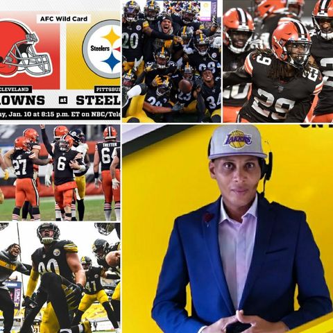 Episode 4|#AFC DIVISIONAL WILCARD GAME |#Browns Vs #Steelers| ●Live Play By Play Coverage W/ #RealSportsTimewDMarl