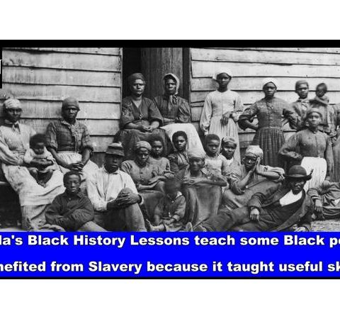 Florida's Black History Lessons teach some Blacks benefited from Slavery???