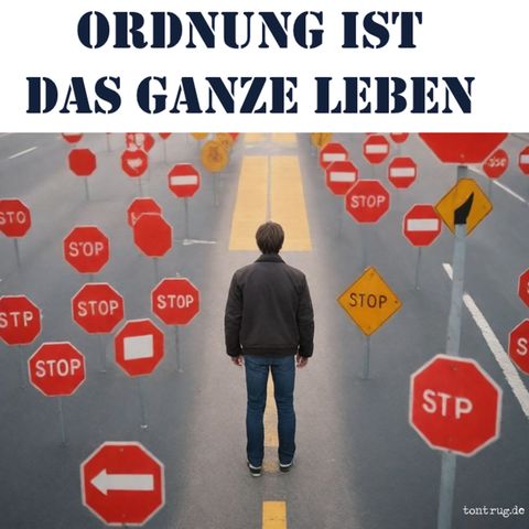 Ordnung ist das ganze Leben