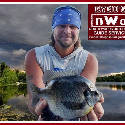 Ryan Salemi targeting monster panfish with slip bobbers