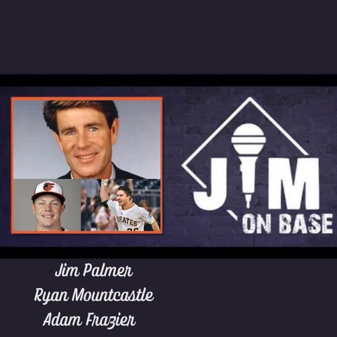 131.  Baltimore Orioles Legend Jim Palmer with current Orioles Ryan Mountcastle & Adam Frazier