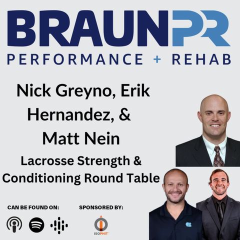 Nick Greyno, Erik Hernandez, & Matt Nein: Lacrosse Strength & Conditioning Round Table