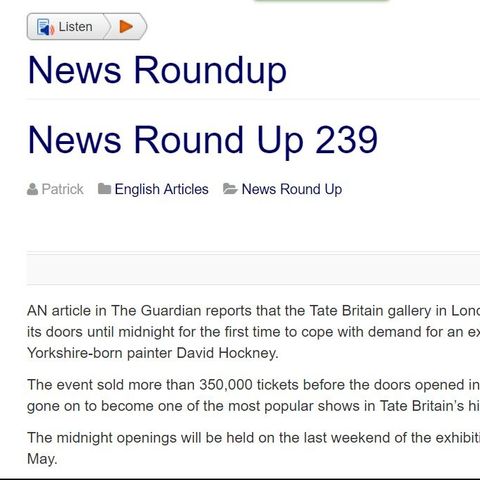 LEN - News Round Up 239