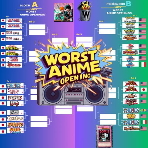 Worst Anime Opening Tournament Rd 1 Part 1