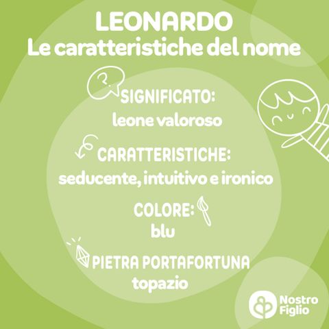 Leonardo nome per bambino
