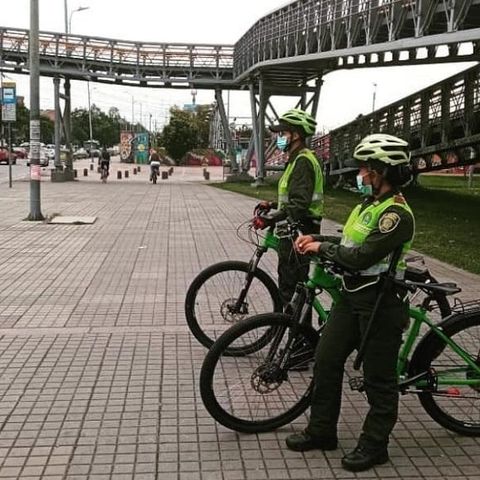 Capitán Miguel Ángel Valencia, Comandante del grupo de ciclorrutas de la MEBOG