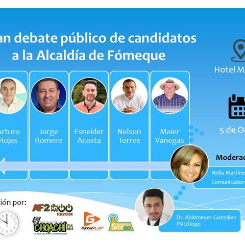 Debate con los candidatos por la Alcadía de Fómeque 2020-2023