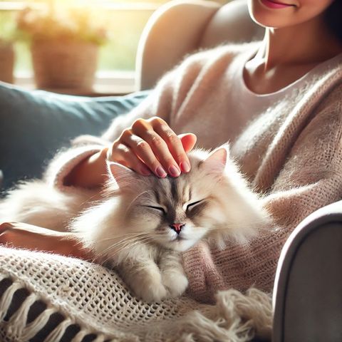 Ever wondered if your cat's purring could actually heal you?