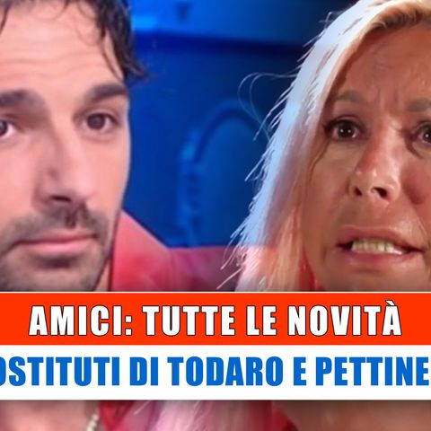 Amici, Novità: I Sostituti Di Todaro E Pettinelli!