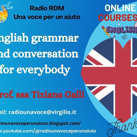 Seconda Lezione di Inglese - Lesson Two