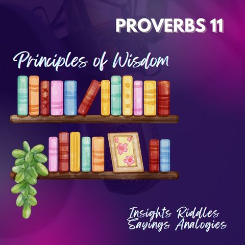 Proverbs 11 | Principles of Wisdom