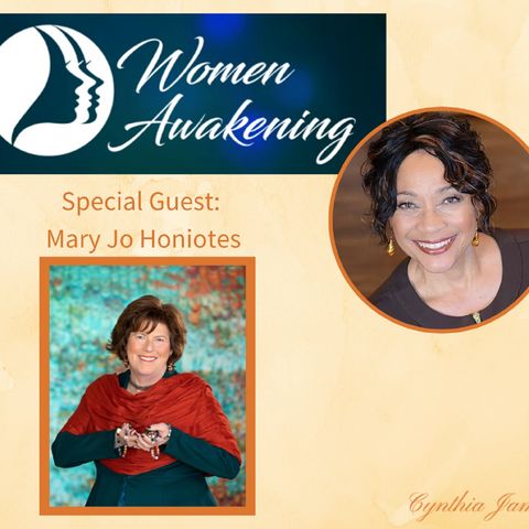 Cynthia with Mary Jo Honiotes delights in her opportunity to be a life celebrant