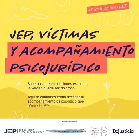 JEP, víctimas y acompañamiento psicojurídico