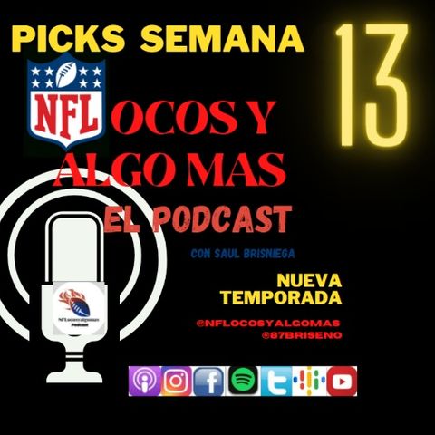 Picks para la semana 13 de la NFL