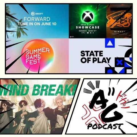 Abraços Gratis 11- Summer Game Fest e top 3 animes da temporada de primavera