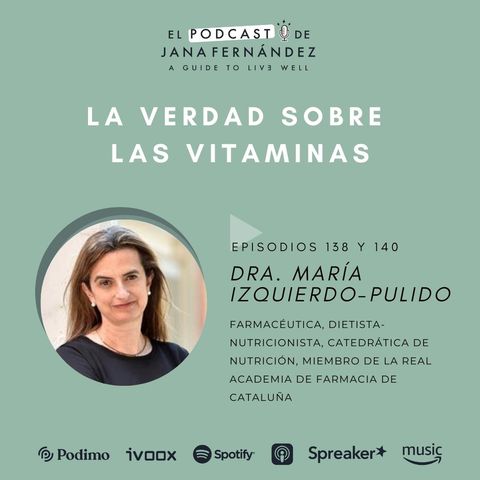 La verdad sobre las vitaminas (Parte I), con la dra. María Izquierdo-Pulido