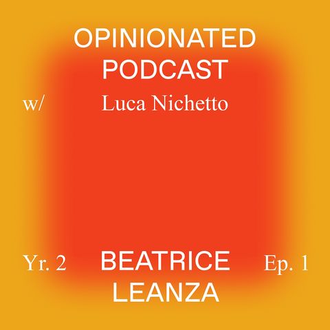 Luca Nichetto with Beatrice Leanza