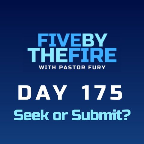 Day 175 - Seek or Submit?
