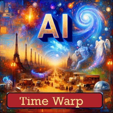 Newton and Einstein Time Warp with AI