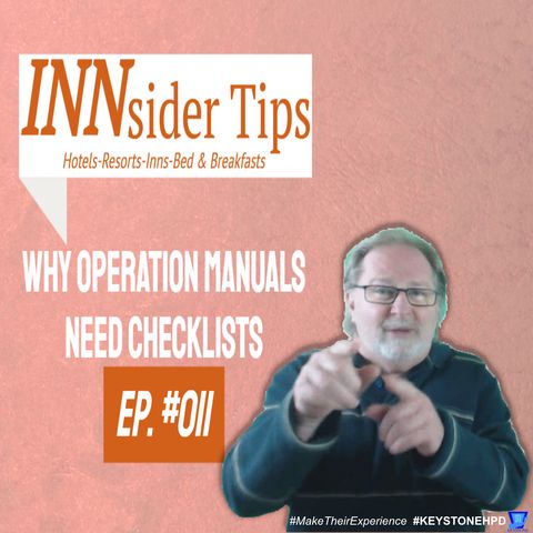 Why Operation Manuals Need Checklists | INNsider Tips-011