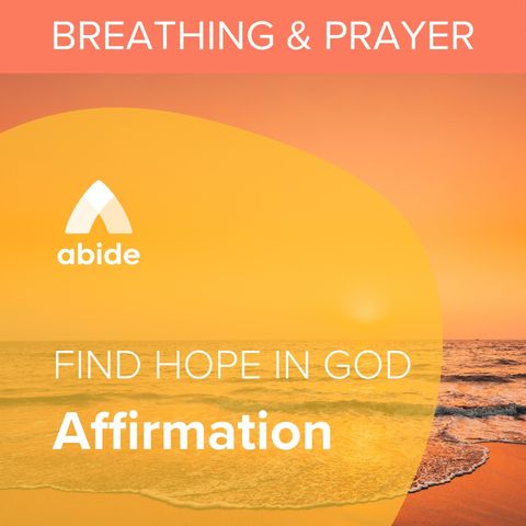 Find Hope In God Affirmation